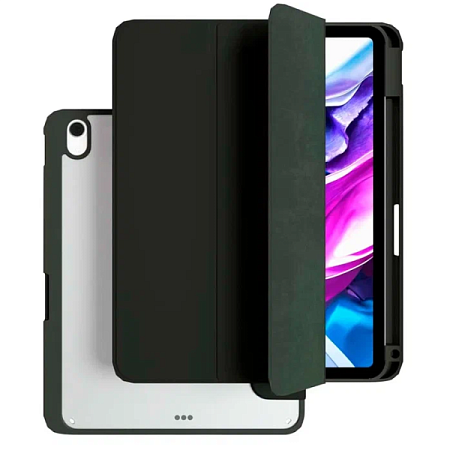Чехол-книжка VLP Split Folio для планшета Apple iPad Air M2/M3 13" (2024/25) Темно-Зеленый