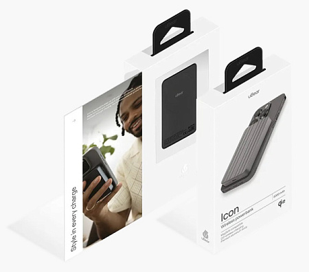 Внешний аккумулятор uBear Icon 5000mAh PD20W (PB14SG5000-PDM) Серый