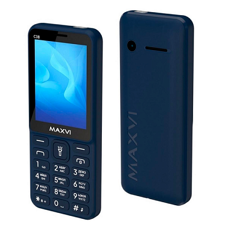 Телефон MAXVI C38 Blue (Синий)
