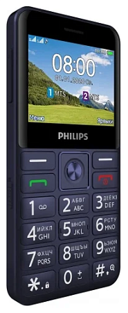 Телефон Philips Xenium E207 Blue (Синий)