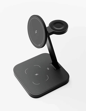 Беспроводная зарядная станция VLP Unity Power MagSafe QI2 3in1 для Samsung Galaxy/Buds/Watch Black