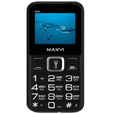 Телефон MAXVI B200 Black (Черный)