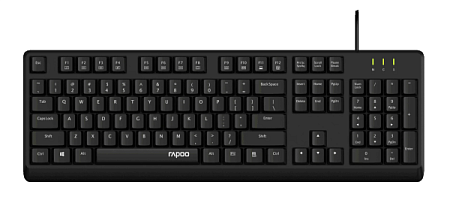 Проводная клавиатура Rapoo NK1900 Черный