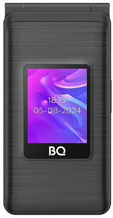 Телефон BQ 2412 Shell Duo Dual Sim Black (Черный)