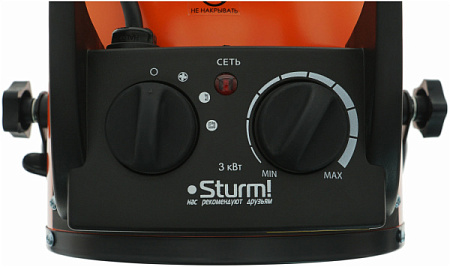 Тепловентилятор Sturm! FH3022C Black/Orange