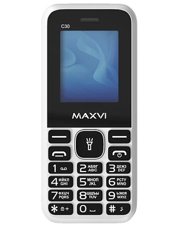 Телефон MAXVI C30 (Без З\У) White (Белый)