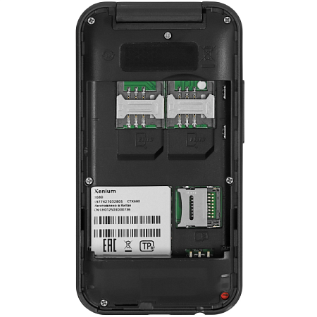 Телефон Xenium X680 Dark Grey (Серый)