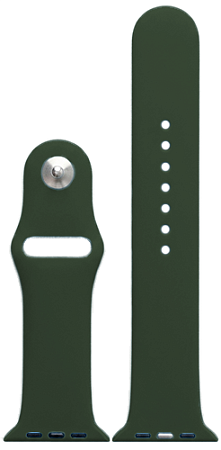 Ремешок для Apple Watch 42/44/45/46/49mm Sport Band Зеленый