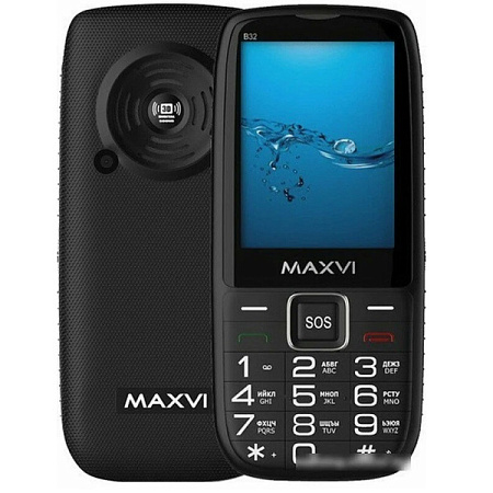 Телефон MAXVI B32 Black (Черный) Телефон MAXVI B32 Black (Черный)