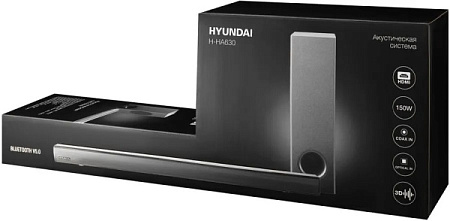 Саундбар Hyundai H-HA630 2.1 50Bт +100Вт Черный