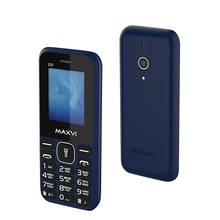 Телефон MAXVI C27 Blue (Синий) Телефон MAXVI C27 Blue (Синий)