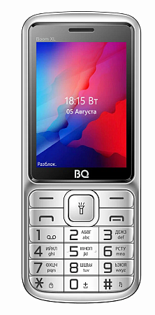 Телефон BQ 2810 Boom XL Silver (Серебристый) Телефон BQ 2810 Boom XL Silver (Серебристый)