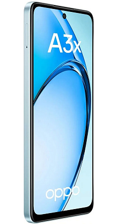 Смартфон OPPO A3X 4/128GB Ocean Blue (Лазурный) (RU)