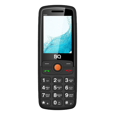 Телефон BQ 2459 Care Black (Черный)