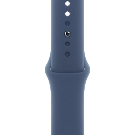 Часы Apple Watch SE GPS 44mm 2024 (Gen 2) Silver Aluminium Case/Denim Sport Band