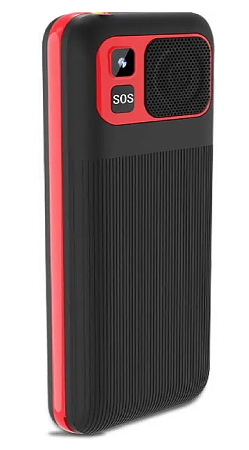 Телефон Texet TM-315 Dual Sim Black-Red (Черный-Красный)