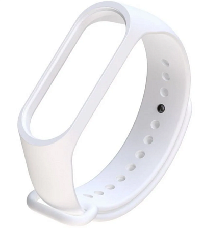 Сменный силиконовый ремешок для Xiaomi Mi Band 7 White