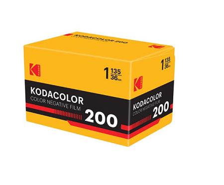 Фотопленка KODAK Kodacolor 200 Color Negative Film 135/36 1Pack цветная