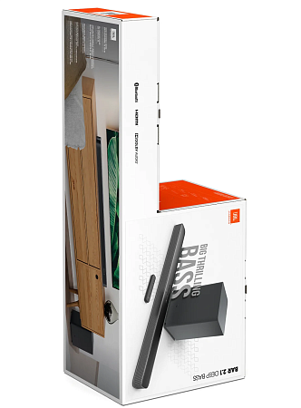 Саундбар JBL Bar 2.1 Deep Bass 100Вт+200Вт Черный Саундбар JBL Bar 2.1 Deep Bass 100Вт+200Вт Черный