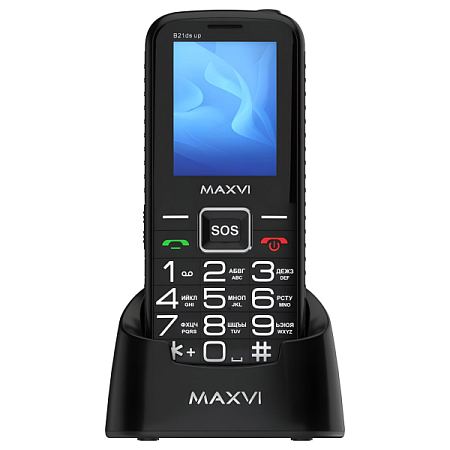 Телефон MAXVI B21ds up Black (Черный)