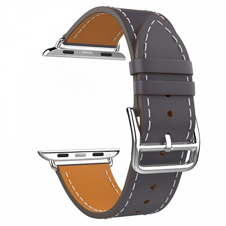Ремешок из экокожи для Apple Watch 38/40/41mm Серый
