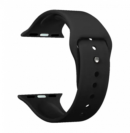 Ремешок Deppa Band Silicone универсальный, 22мм, силиконовый, черный (арт.47176)