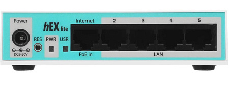 Маршрутизатор MikroTik hEX lite (RB750r2) Белый