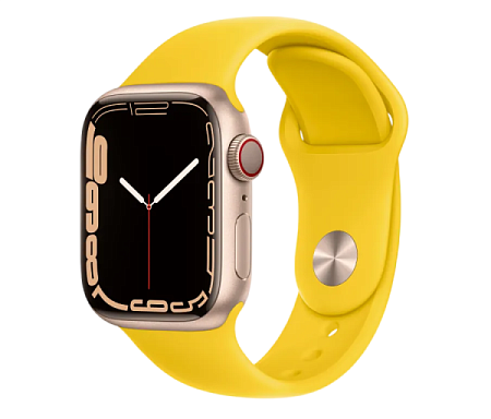 Ремешок для Apple Watch 42/44/45/46/49mm Sport Band Желтый