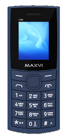 Телефон MAXVI C40 Blue (Синий)