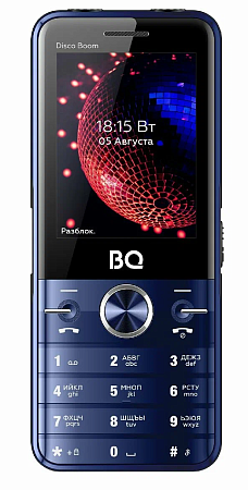 Телефон BQ 2842 Disco Boom Blue Black (Синий-Черный)