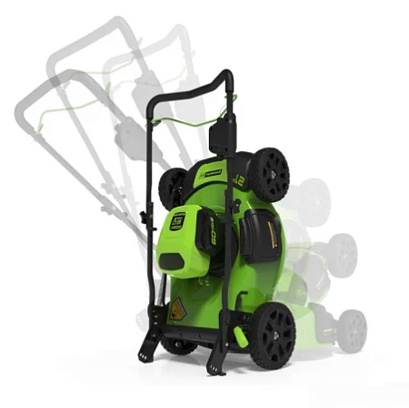 Газонокосилка аккумуляторная Greenworks GD60LM46SP 60В (2502907) (Без акб/зу)