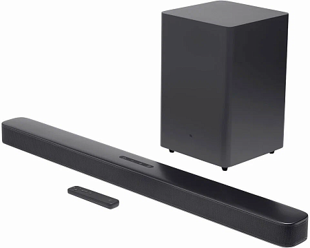 Саундбар JBL Bar 2.1 Deep Bass 100Вт+200Вт Черный Саундбар JBL Bar 2.1 Deep Bass 100Вт+200Вт Черный