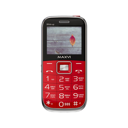 Телефон MAXVI B6ds up Red (Красный)