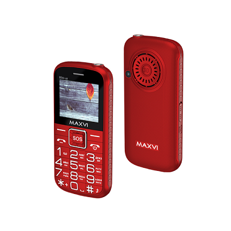 Телефон MAXVI B5ds up Red (Красный)